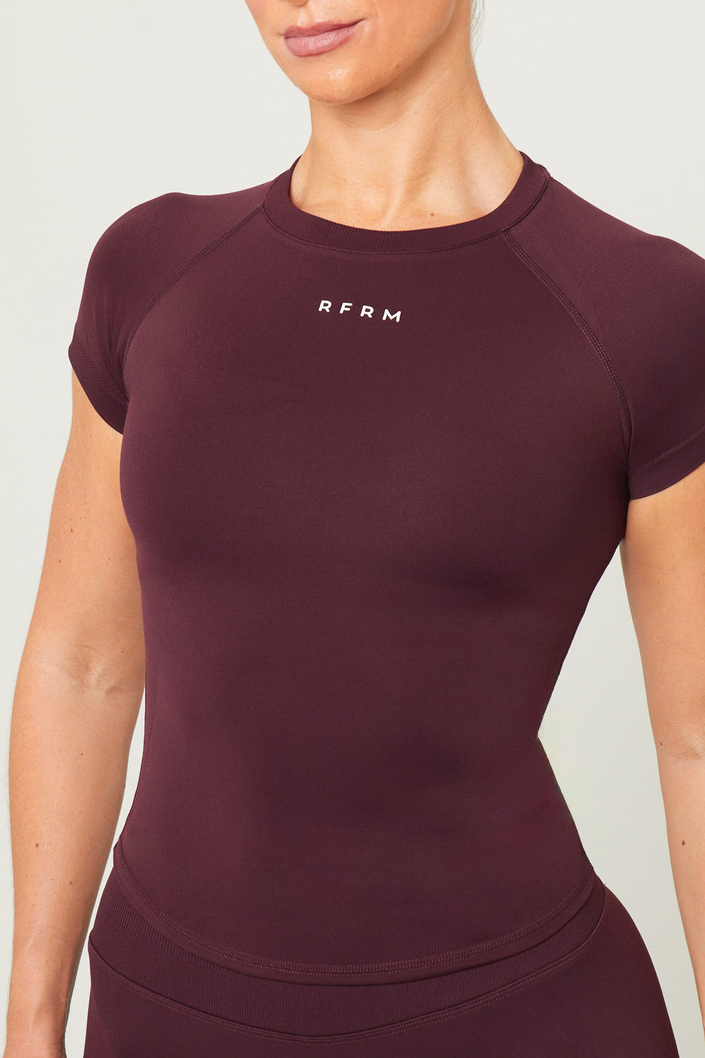 SCLPT™ Fitted Sculpting Tee - Espresso