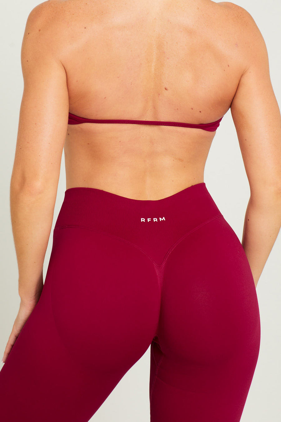 SCLPT™ Seamless Sculpting Leggings - Dark Cherry